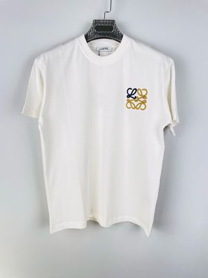 Loewe Cotton White Crew Neck T shirt