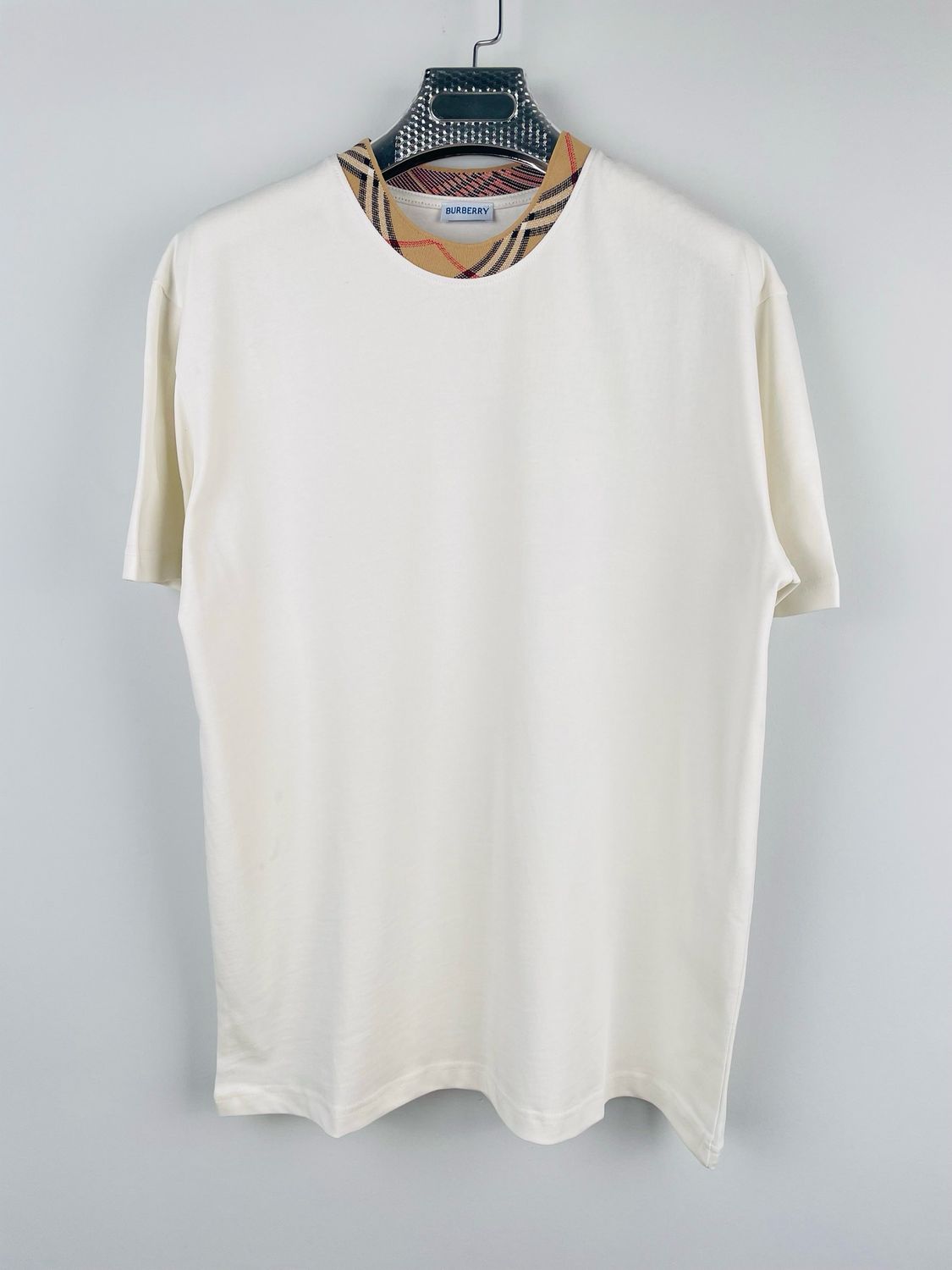 Burberry Crew Neck Cotton T shirt