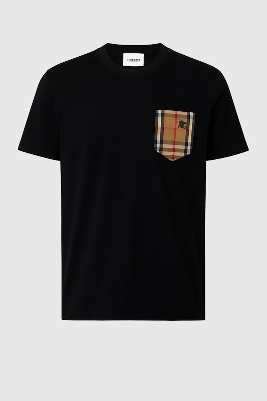 Burberry Logo Iconic Patch Cotton T shirt