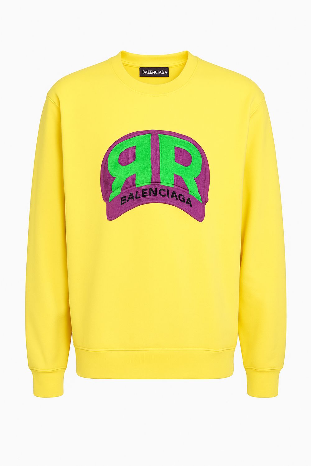 Balenciaga Cotton Hat Logo Embroidered Sweatshirt