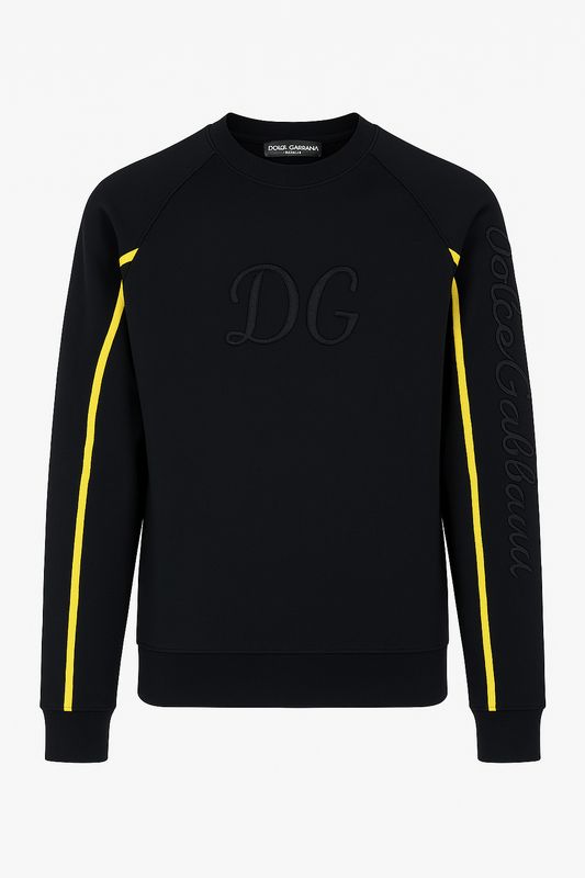 Dolce Gabbana Logo Embroidered Sweatshirt