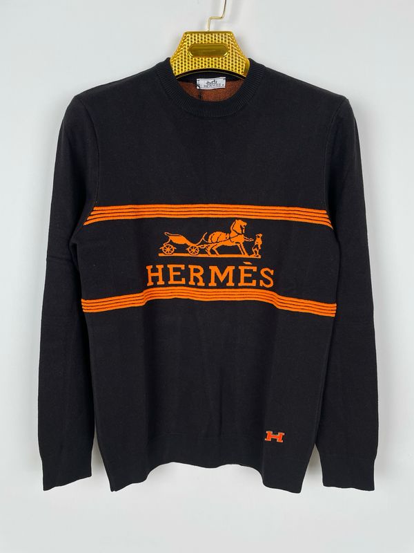 Hermes Cotton Sweater Black