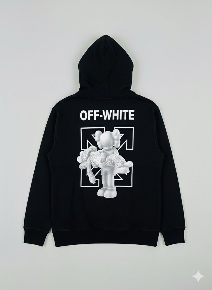 Off White Hoodie Logo Print