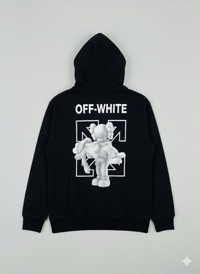 Off White Hoodie Logo Print