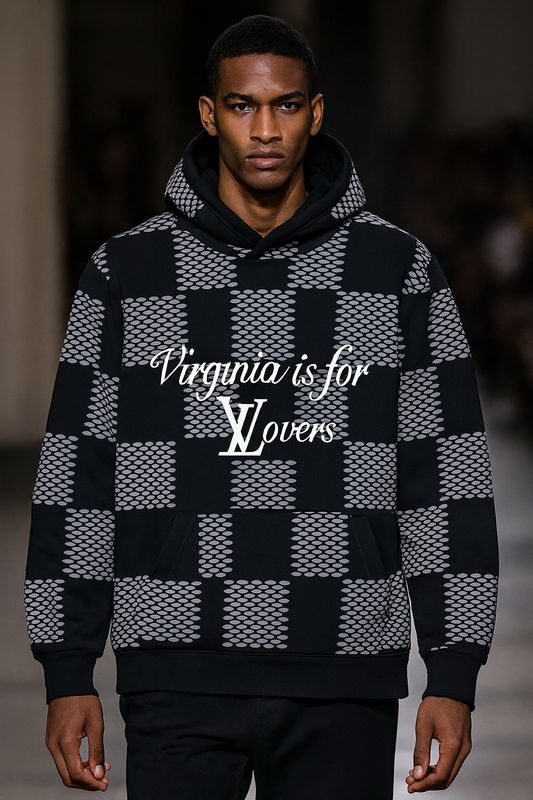 Louis Vuitton Logo Print Hoodie