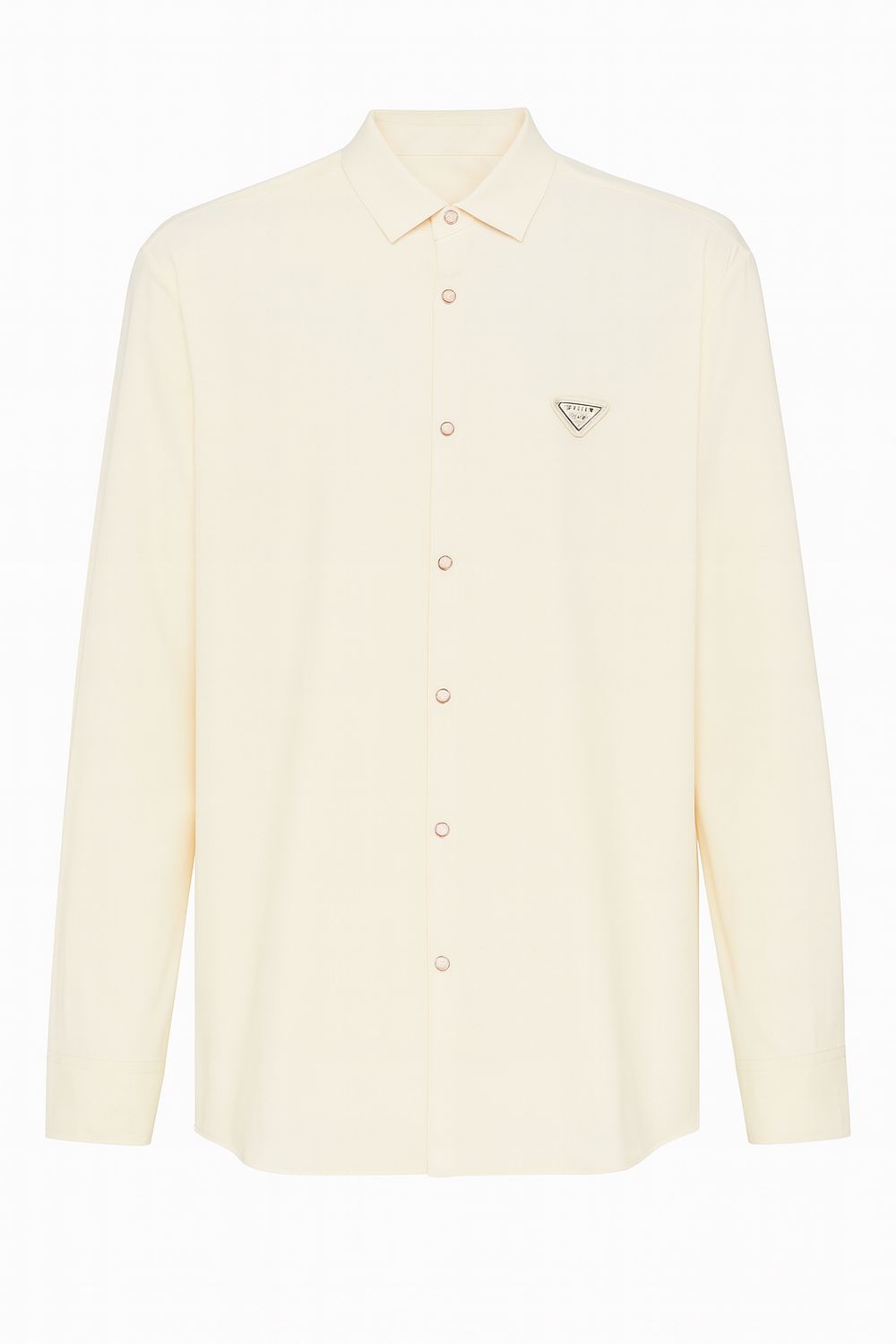 Prada Ecru Long Sleeve Shirt