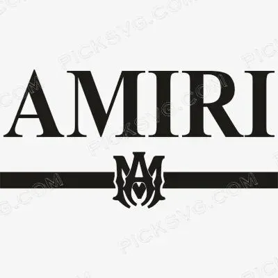 Amiri men’s luxury streetwear collection logo banner