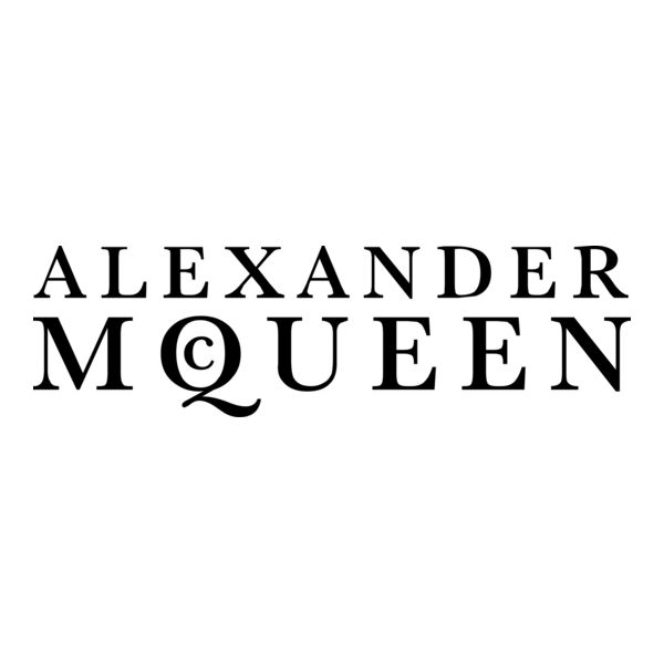 Alexander McQueen men’s designer clothing collection logo banner