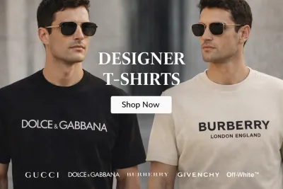 Designer T Shirts for Men
Luxury Designer Tees, Minimal Logos, Premium Cotton Styles