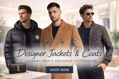 luxury designer jackets and coats for men premium mens outerwear collection designer jackets category banner shop now