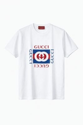 Gucci Logo Print T shirt