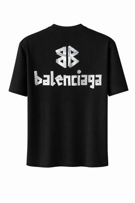 balenciaga black tee shirt,balenciaga mens clothing,balenciaga silver mens t shirt,luxury t shirts men