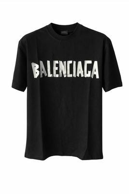 Balenciaga Logo Print Cotton T shirt