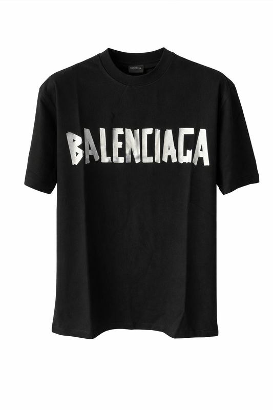Balenciaga Logo Print Cotton T shirt