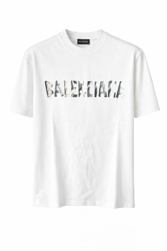Balenciaga Logo Print Cotton T shirt