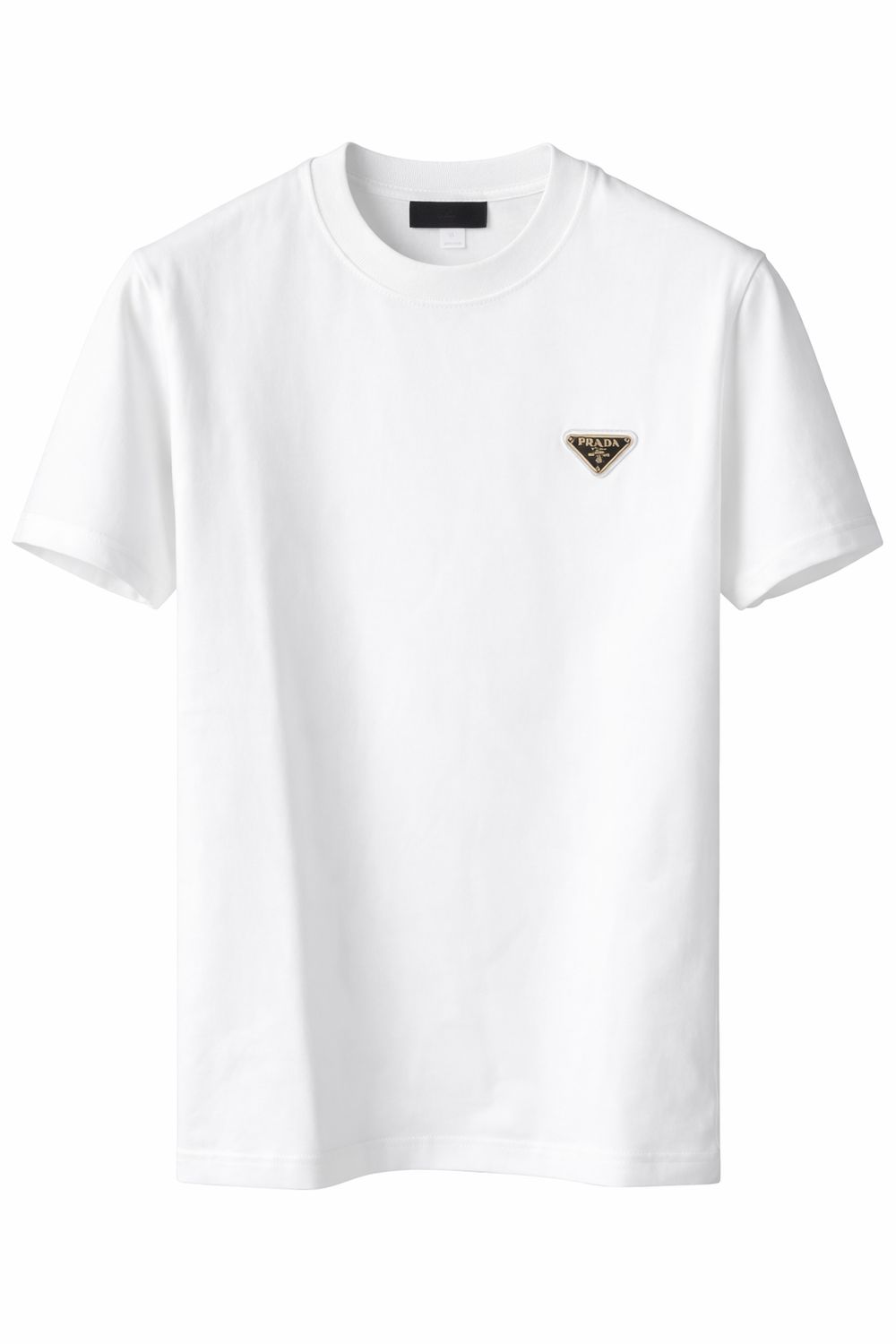 Prada Crew Neck Cotton T shirt