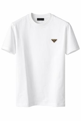 Prada Crew Neck Cotton T shirt