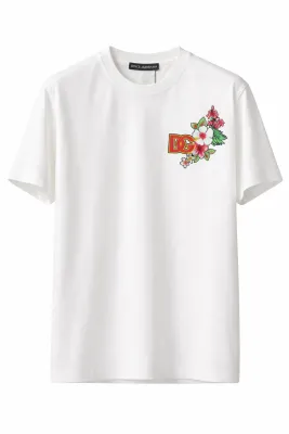 t shirt homme haut de gamme t shirt homme luxe streetwear designer floral logo