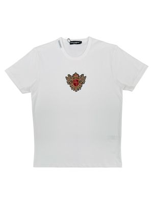Dolce Gabbana Logo Patch Jersey T shirt