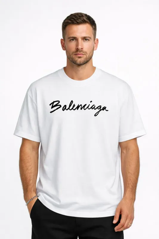 designer white t shirt mens, luxury tee shirt mens, balenciaga white shirt mens,luxury tee mens