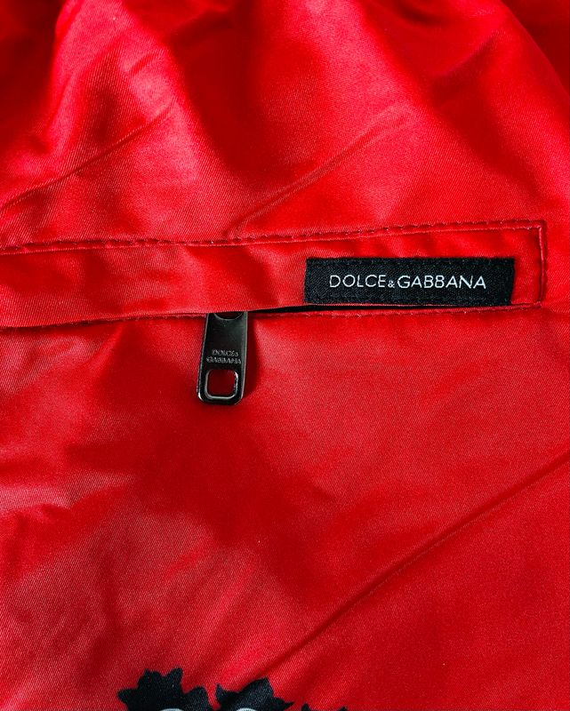 Dolce Gabbana Designer Red Swim Shorts
