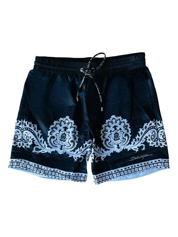 Dolce Gabbana Designer Black Swim Shorts