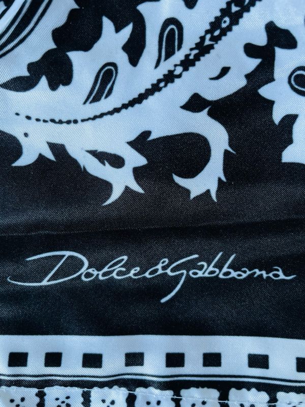Dolce Gabbana Designer Black Swim Shorts