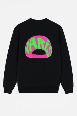 Balenciaga Cotton Hat Logo Embroidered Sweatshirt