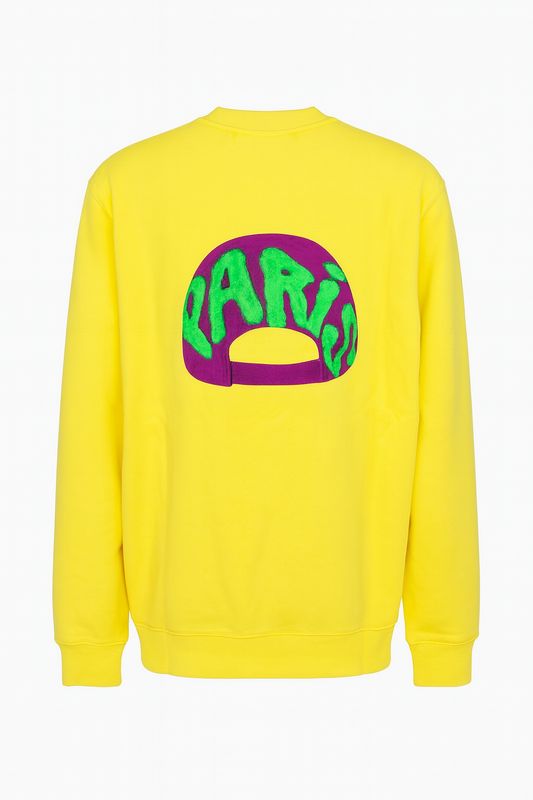 Balenciaga Cotton Hat Logo Embroidered Sweatshirt