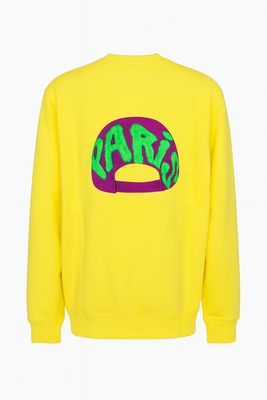 Balenciaga Cotton Hat Logo Embroidered Sweatshirt