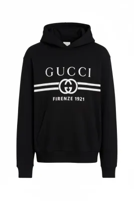 Gucci black logo hoodie mens designer hoodie luxury fashion streetwear sweatshirt style designer hoodie men's