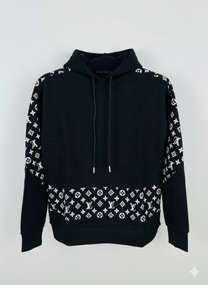 Louis Vuitton Logo Print Hoodie