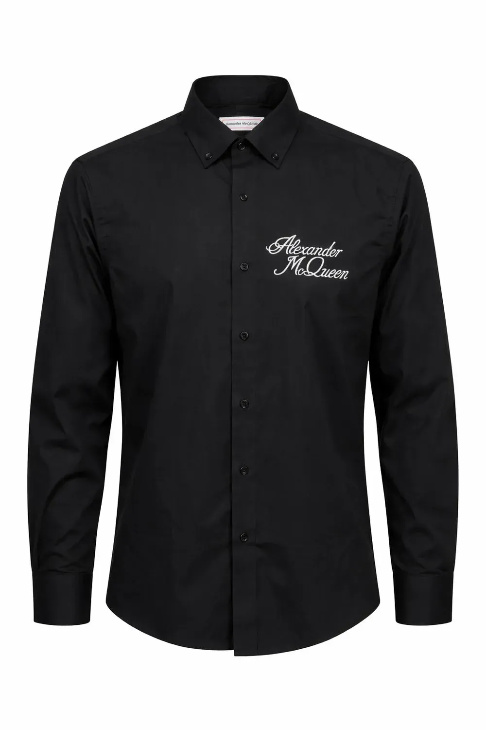Alexander McQueen black logo shirt mens luxury men's designer shirts premium fashion style