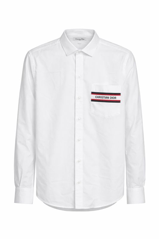 Christian Dior Logo Embroidered Shirt