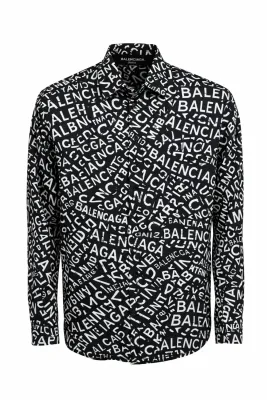 balenciaga long sleeved shirt mens,men's long sleeve designer  shirts,luxury designer shirts,mens designer shirt