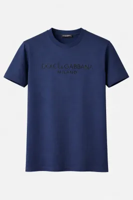 Dolce Gabbana navy blue t shirt designer navy t shirt mens luxury designer fashion