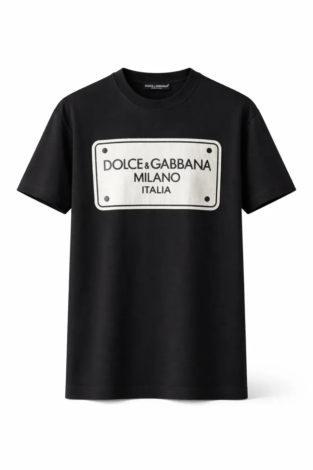 White and black designer shirt with luxury logo patch men's designer t-shirts on sale