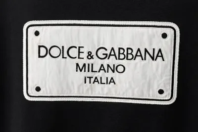Mens black and white designer t shirt luxury designer t shirts for men logo close up detail