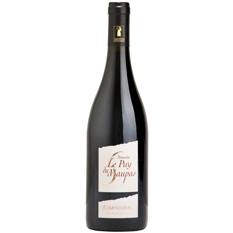 PUY DU MAUPAS - CDR Rouge A L&#39;Improviste - 2020 - 0,75l