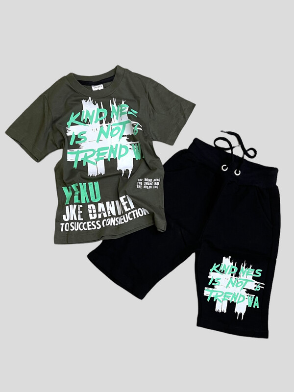 طقم أولاد صيفي من قطعتين رووعة