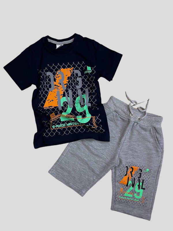 طقم أولاد صيفي من قطعتين رووعة