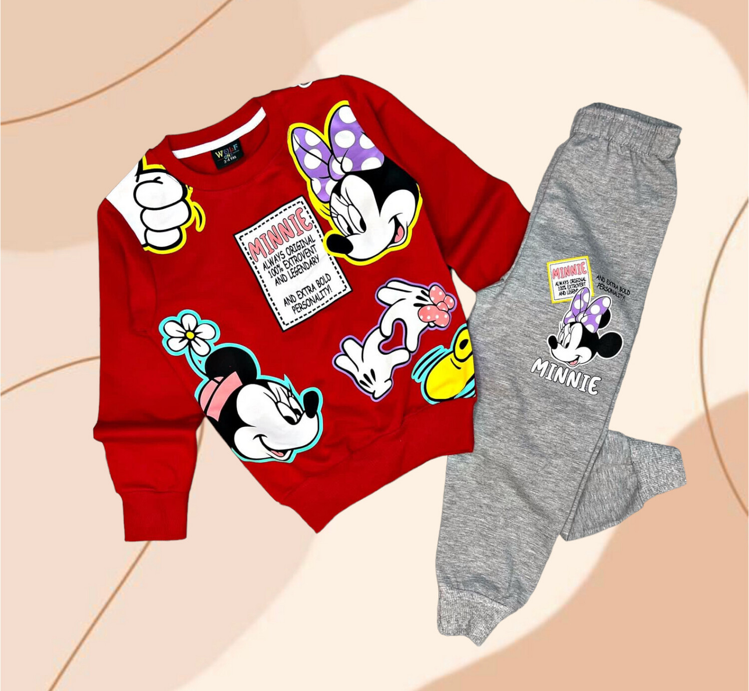 طقم بنات شتوي من ٢قطع قميص وبنطلون رووعة 🤩