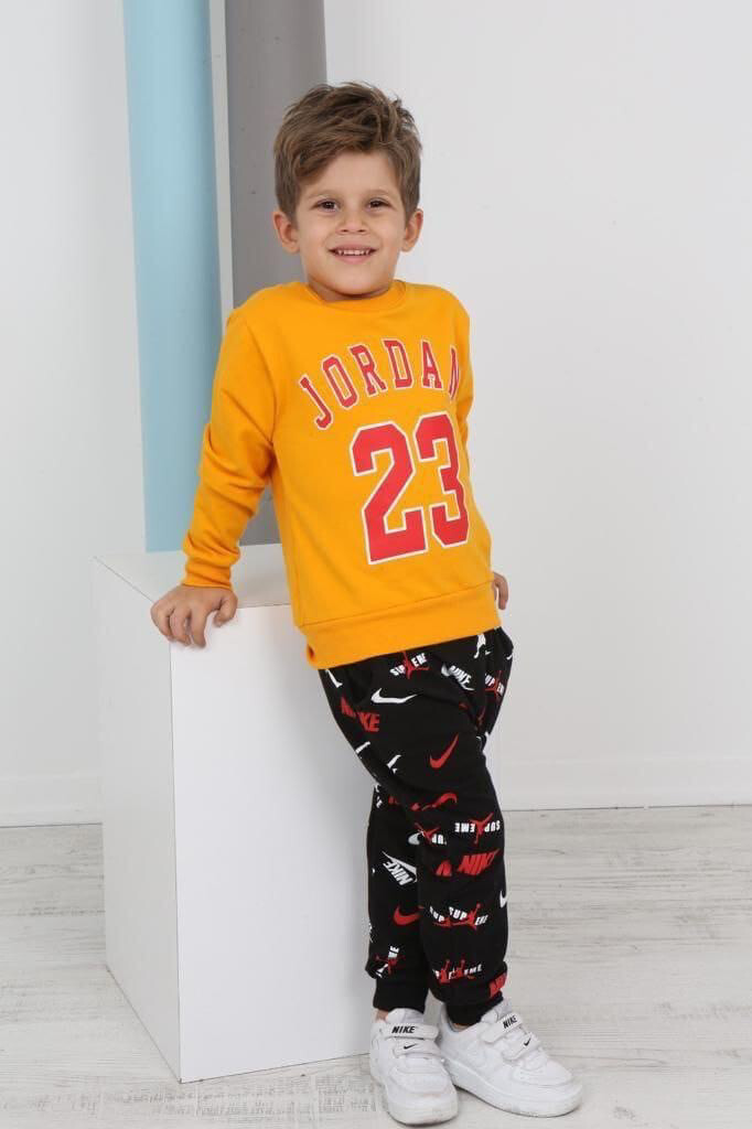 طقم أولاد شتوي روعة من قطعتين