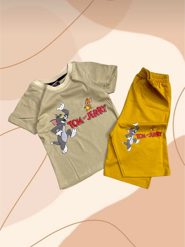 طقم أولاد صيفي روعة من قميص وشورت