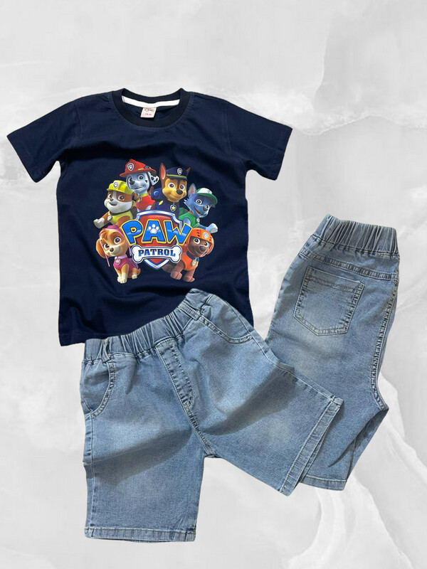 طقم اولاد روعة من شورت وقميص