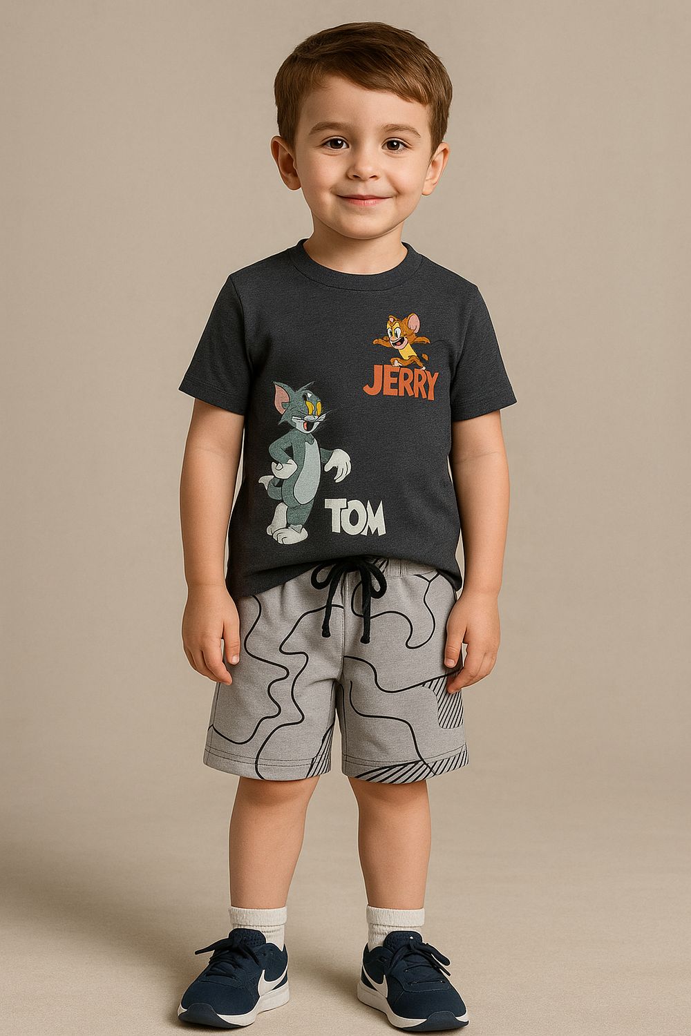 طقم اولاد روعة من شورت وقميص