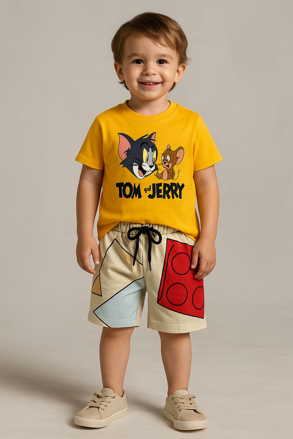 طقم اولاد روعة من شورت وقميص
