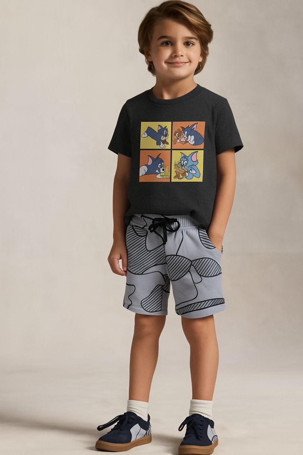 طقم اولاد روعة من شورت وقميص