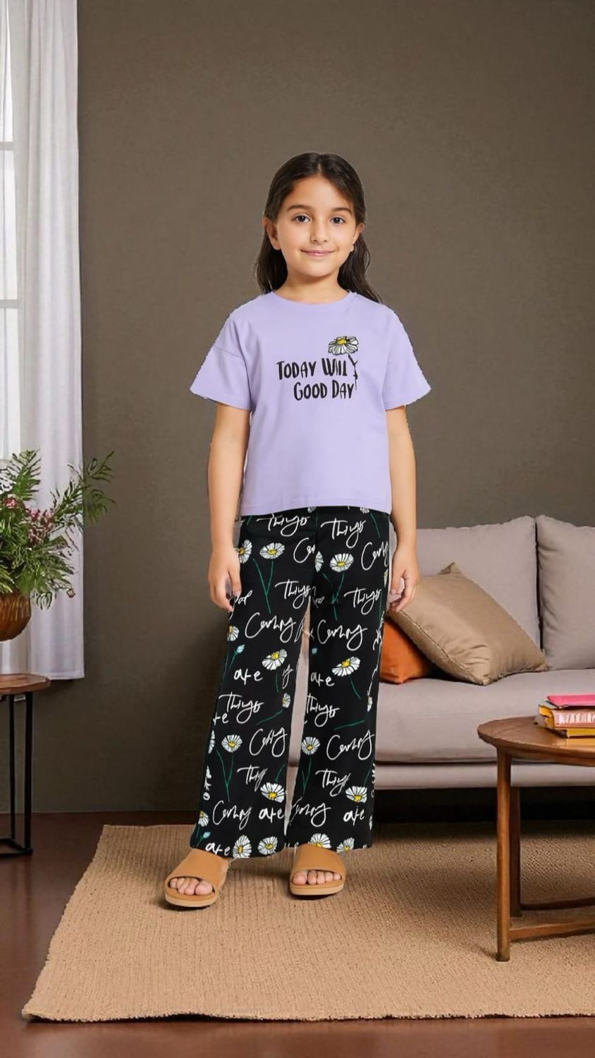 طقم بنات   قطن صيفي روعة