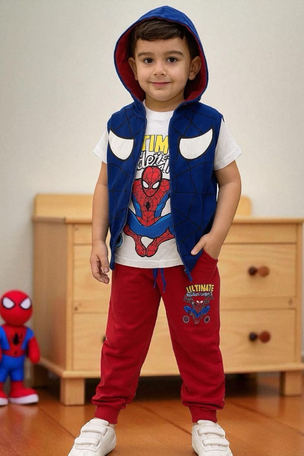 طقم سبايدر مان من ٣ قطع